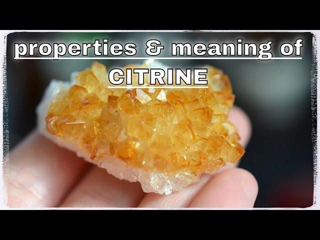 Citrine Meaning Benefits and Spiritual Properties