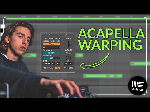 How to warp vocals inside Ableton - Queen acapella