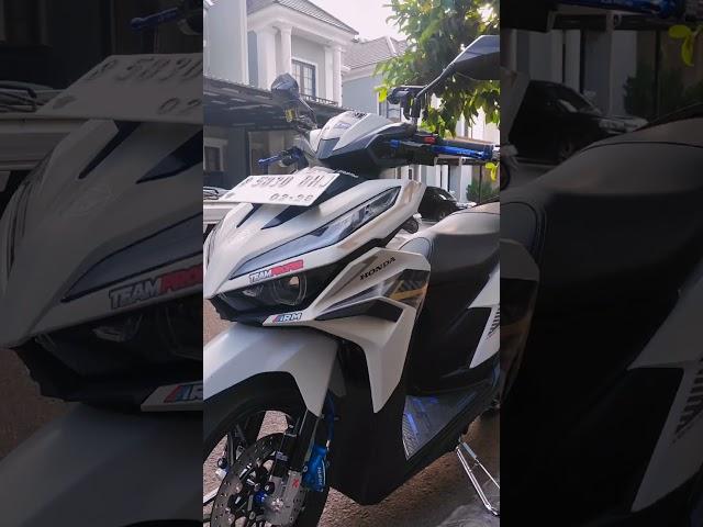 Vario 125 2023 Terbaru Matte White Modifikasi...