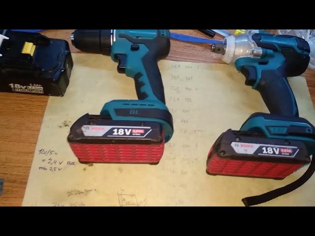 Аккумуляторы Bosch на Makita