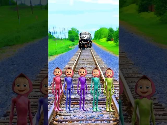 equal dame tu cosita 4 All colors alien dance vs herd of pacman & train driver tom... #funnyvideo
