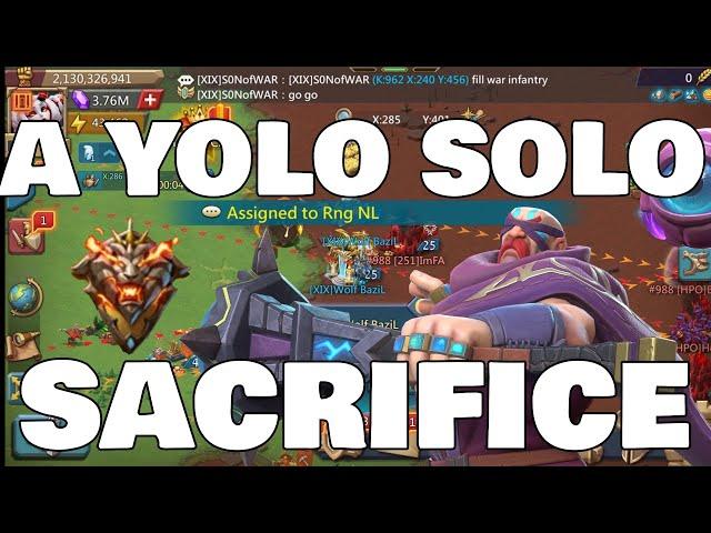 A YOLO SOLO SACRIFICE - WOLF BAZIL THE LAST DAYS OF THE FIRST RUSSIAN EMPEROR ACCOUNT - Lords Mobile