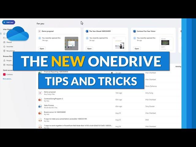 Microsoft OneDrive Tips and Tricks | The All New OneDrive