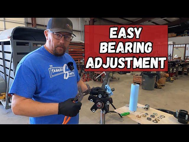 How To Set Trailer Bearing Adjustment