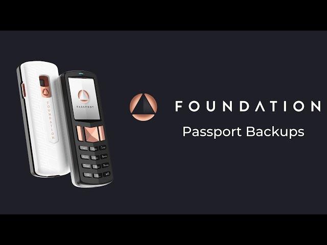 Passport Backups Explained