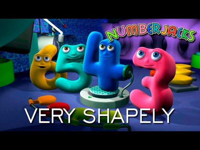 NUMBERJACKS | Very Shapely | S2E3 | Full Episode