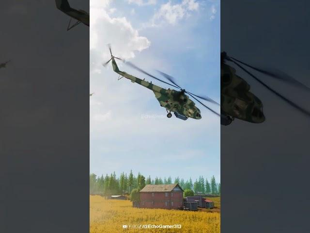 Unbelievable Helicopter Crash! #echogamer #squadshorts #gaming #simulationgames #war #military #fps