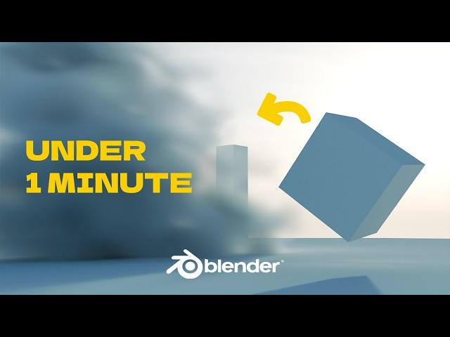 Procedural Clouds in Blender in under 1 minute!