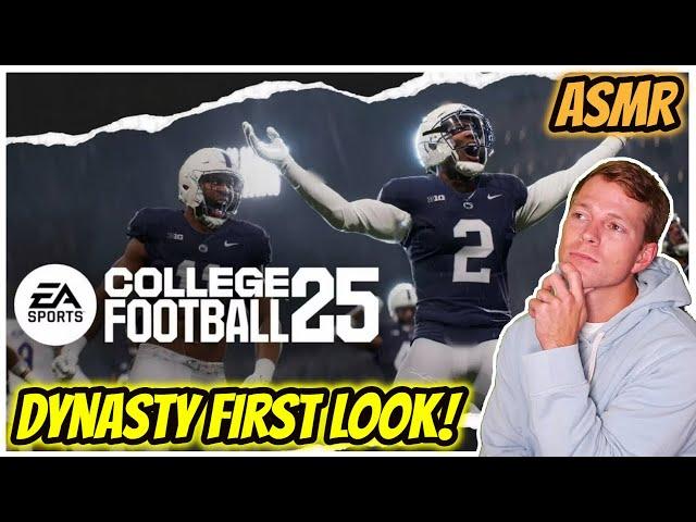 College Football 25 ASMR | Dynasty First Look  - Whispering