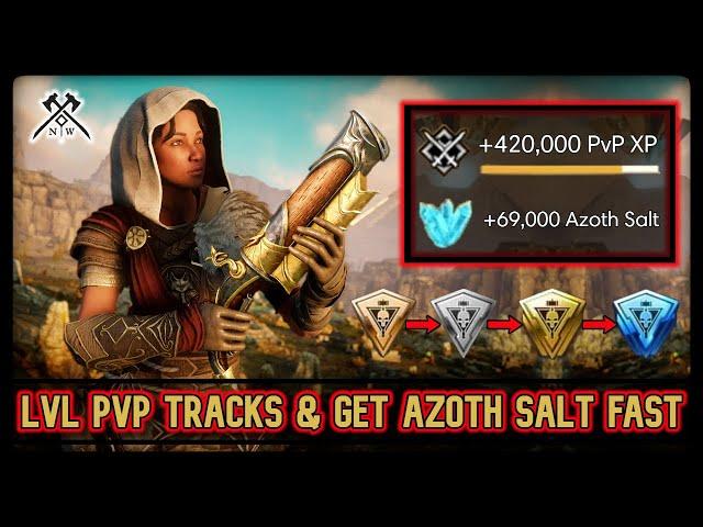 3 Fastest Ways To Level PVP Tracks & Get Azoth Salt (New World: Aeternum)