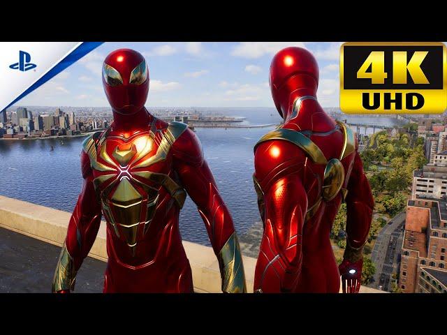 (PS5) SPIDER MAN 2 | IRON SPIDER ARMOUR SUIT | Gameplay | 4K60FPS