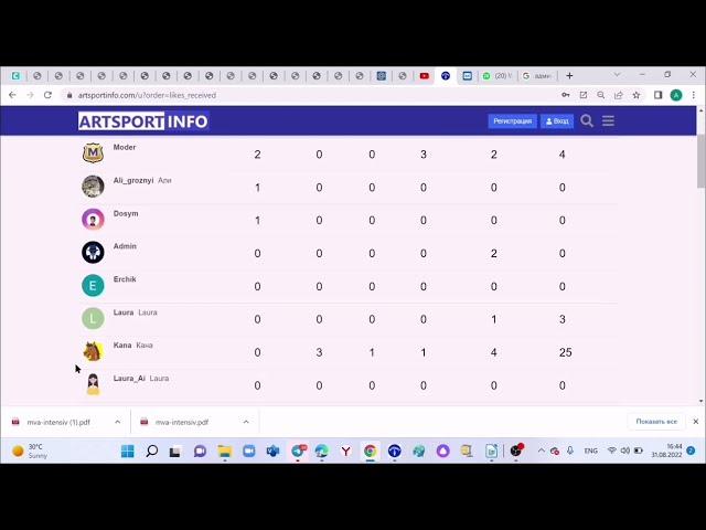 Полный обзор сайта Artsportinfo