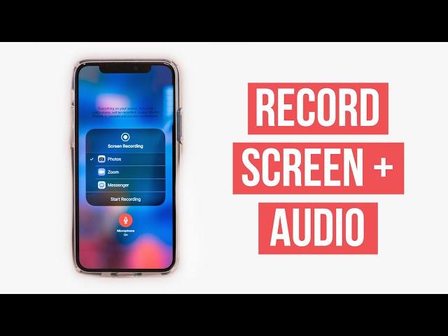 iPhone Screen Recorder With Audio (No Extra App Required!)