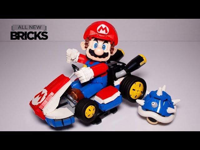 Lego Mario Kart 72037 Mario & Standard Kart with Spiny Shell Speed Build