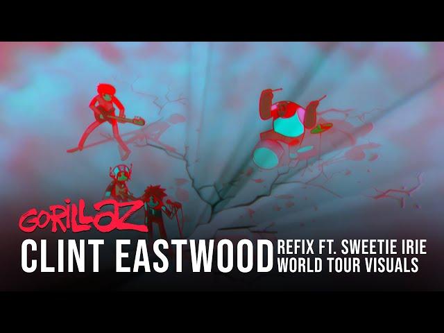 Gorillaz - Clint Eastwood (Ed Case/Sweetie Irie Re-Fix Outro) Visuals