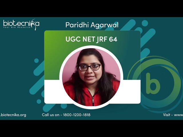 CSIR UGC NET Exam 2020 - JRF Rank 64 - Paridhi Agarwal Shares Her Study Journey