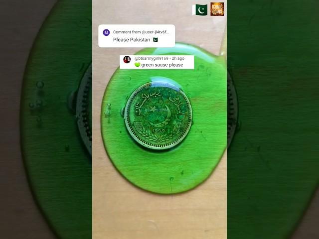 Satisfying Clean Pakistan Coin #iconiccoins #satisfying #asmr 