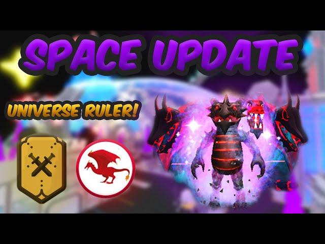 Getting Dragon Fusion And Universe Ruler! Space Update! (Super Power Fighting Simulator)