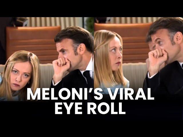 PM Meloni’s Eye Roll After Macron’s ‘Secret Whisper’ At G7 Meet Goes Viral