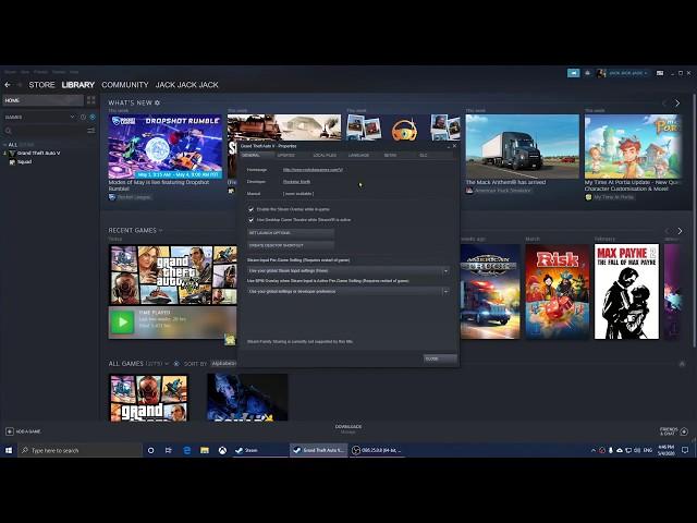 How to change game directory on steam