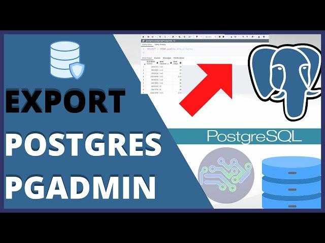 POSTGRESQL TUTORIAL: How to Export Query to CSV in Pg admin