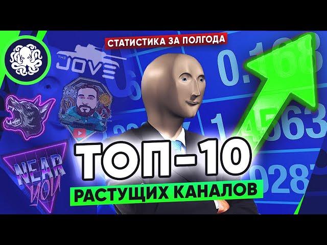 ТОП 10 САМЫХ РАСТУЩИХ КАНАЛОВ ПО WOT  [СТАТИСТИКА ЗА 2020г.]