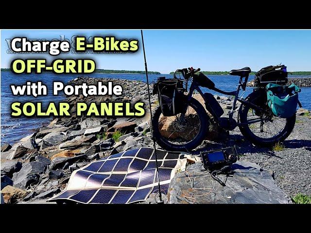 Ultimate Off-Grid Solar Charging E-Bike Solution!