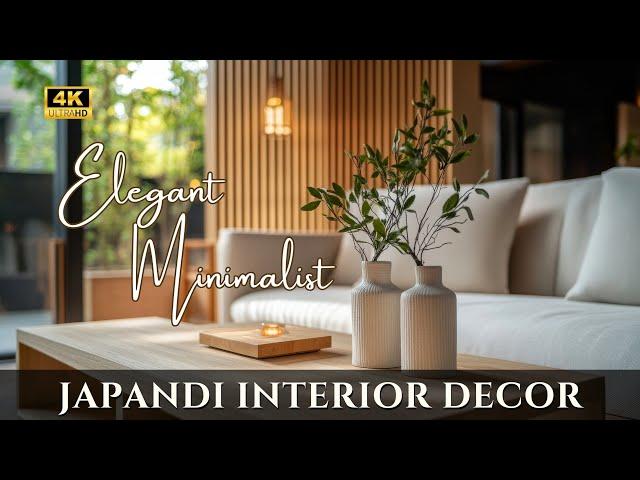 Japandi Interior Decor: Elegant Minimalist Design & Modern Stylish Japanese Scandinavian Design Idea