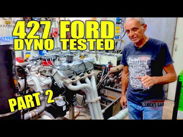 427 Ford on the DYNO part 2 - Shelby Cobra engine tested