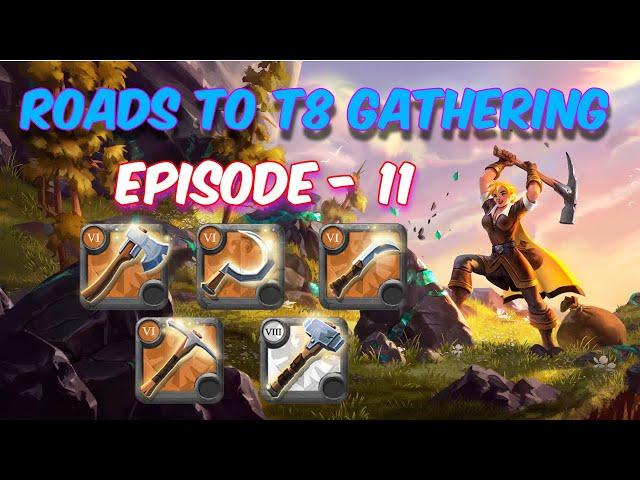 Roads to Tier 8 Gathering | Ep-11 | Best way to Max Gathering | Albion Online