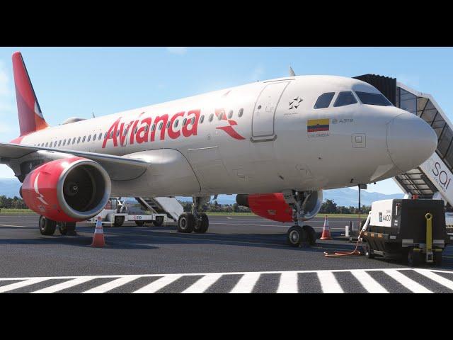 Avianca (SKNV) Landing II MFS2020 II Airbus A319-100 Fenix Simulations