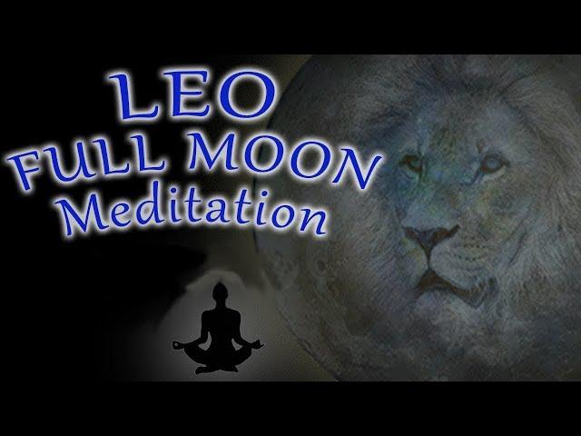 LEO Full Moon Meditation February 2025 LION guided Activate your INNER LION heart opening