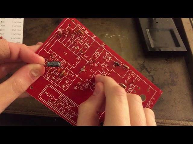 How To Make The Auto-Scan FM Radio Kit - Elenco Electronics FM-88K.