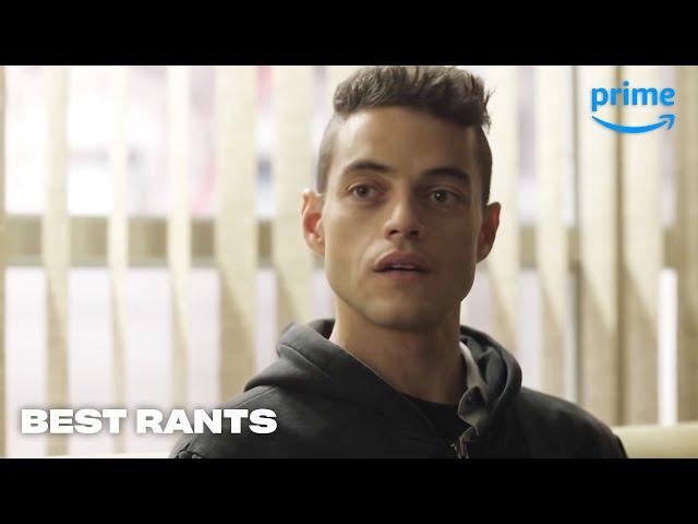 Rami Malek Ranting for 10 Minutes | Mr. Robot | Prime Video