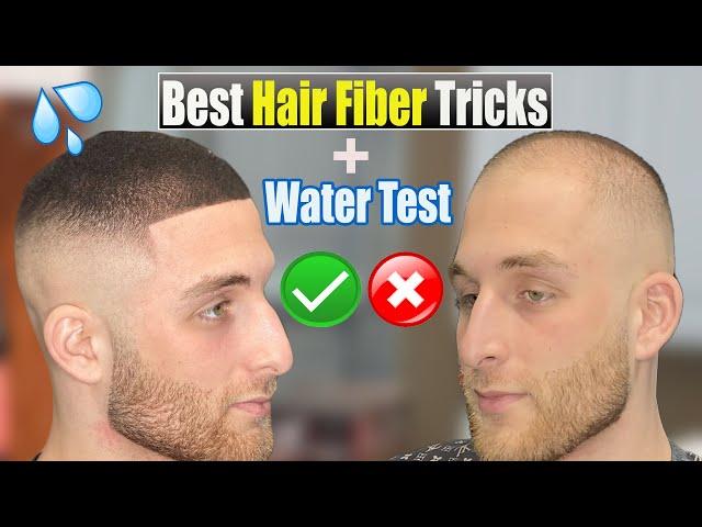 7 Easy Tricks to make Hair Fibers look NATURAL + Water Test