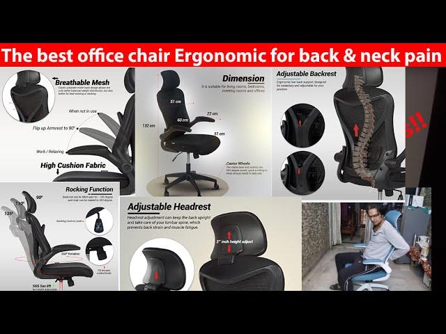 The best office chair Ergonomic for back pain and neck pain - Drogo Chair assembly + review