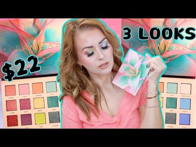 NEW ALTER EGO DREAMGAZE PALETTE REVIEW + 3 LOOKS | Steff's Beauty Stash