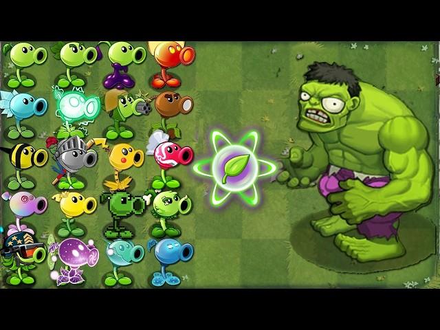 All PEA Shooter Vs Spring Gargantuar Zombie - Who Will Win? - Pvz 2 Challenge