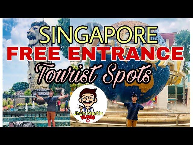 FREE ENTRANCE TOURIST SPOT  AT SINGAPORE 2019 PART 2 BY JHUN MARTIN VLOGS