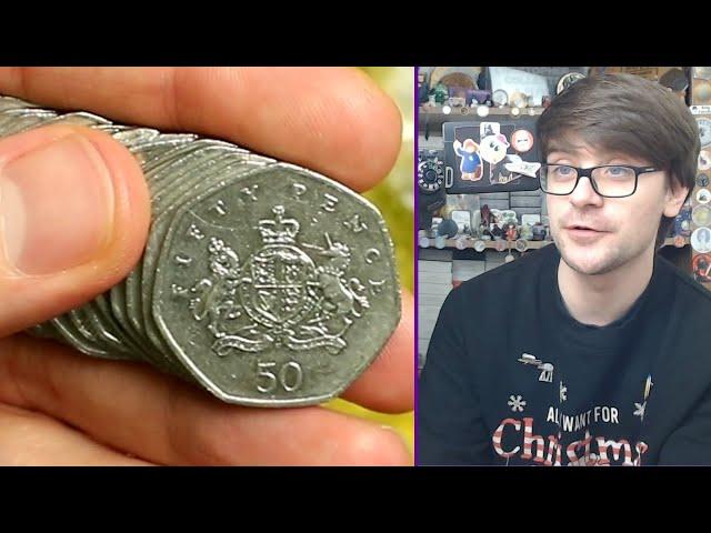 I Do Like My Ironside 50p Coins!!! £250 50p Coin Hunt Bag #3 [Book 7]