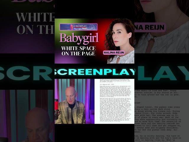White space in BABYGIRL screenplay. #screenwriting #screenplay #babygirl #filmmaking #moviemaking