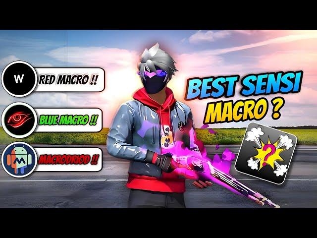 Free Fire Android Macro Sensi Tutorial  | Macro Droid Settings Tutorial 