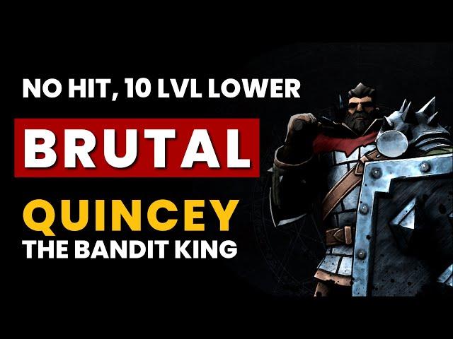 V Rising - BRUTAL Quincey the Bandit King | No Hit, 10 Levels Lower, Frail | 1.0 Boss Kill