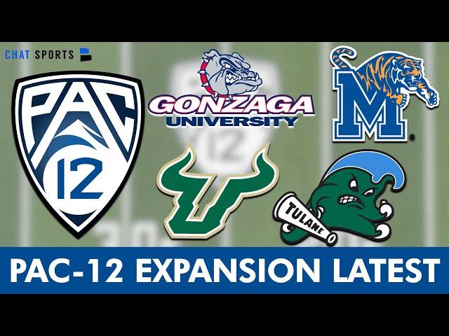  PAC-12 REJECTED By Memphis, Tulane & USF, Adds Gonzaga | College Football Conference Realignment