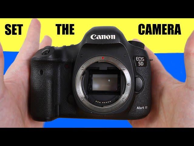 HOW TO SET THE CAMERA in MANUAL MODE - Aperture, Shutter Speed, ISO settings explained