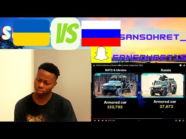 AFRICAN REACTS TO NATO & Ukraine vs Russia military power comparison 2022