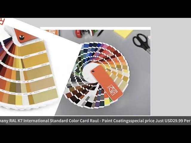 1Pieces 15x5cm Germany RAL K7 International Standard Color Card Raul Paint Coatings-in Furniture ...