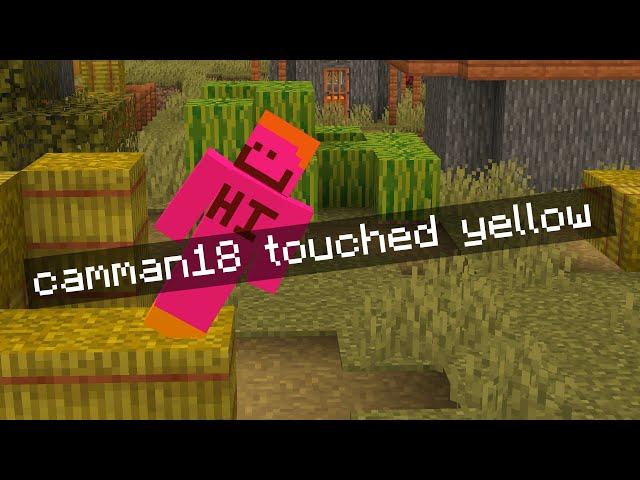 Minecraft, But You Can't Touch The Color Yellow
