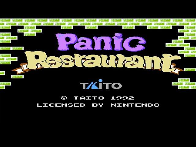 Panic restaurant Playthrough nes, Паника в ресторане деньди полное прохождение