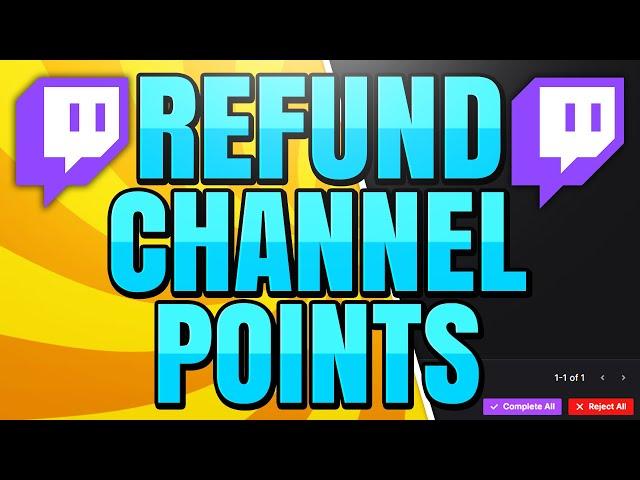 How to Refund Channel Points on Twitch